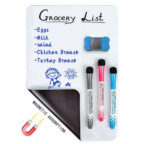 A3/a4 Magnetic Refrigerator Whiteboard Sticker Dry Erase Fridge Whiteboard  Chalk Board Contact Paper For School Office Home - Office & School Supplies  - Temu Hungary